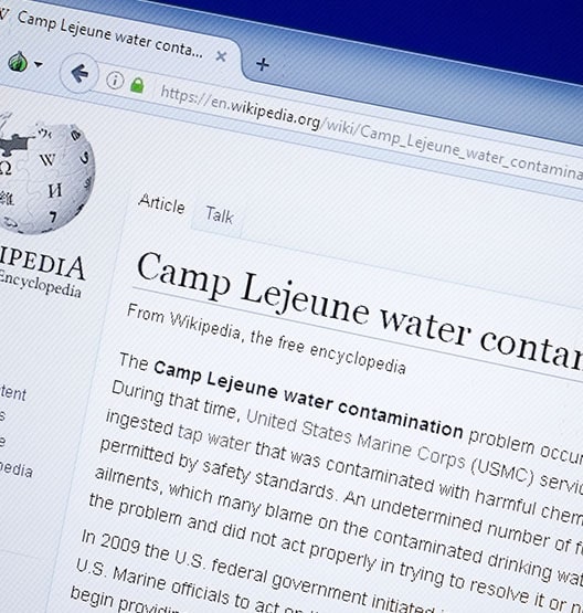 Camp Lejeune: Past Water Contamination